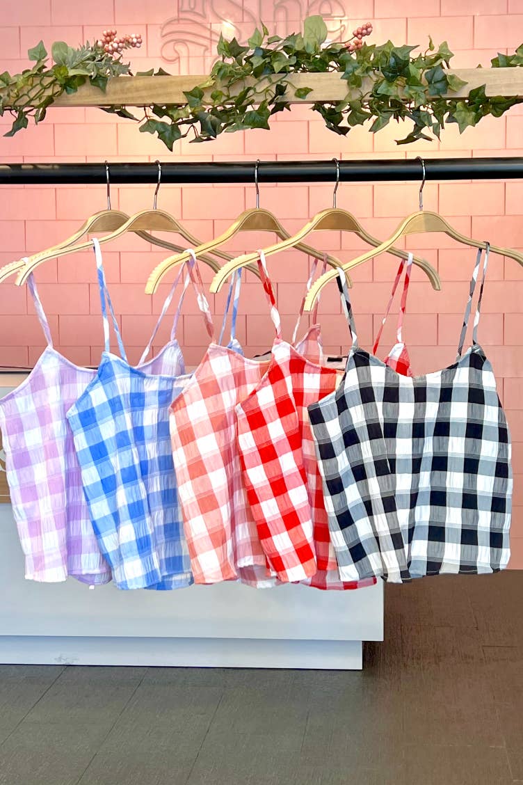 IST1179 Jasmine Checkered Top
