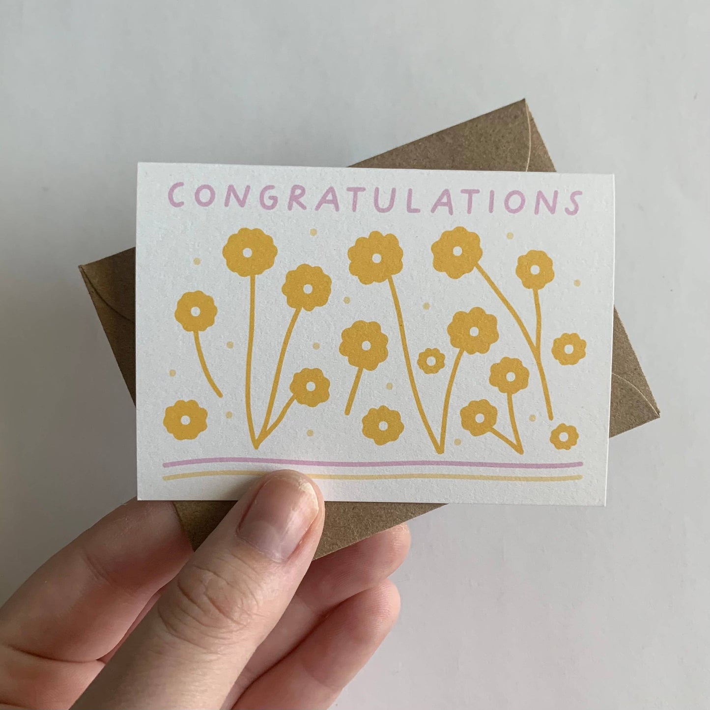 Tiny Enclosure Card - Congratulations