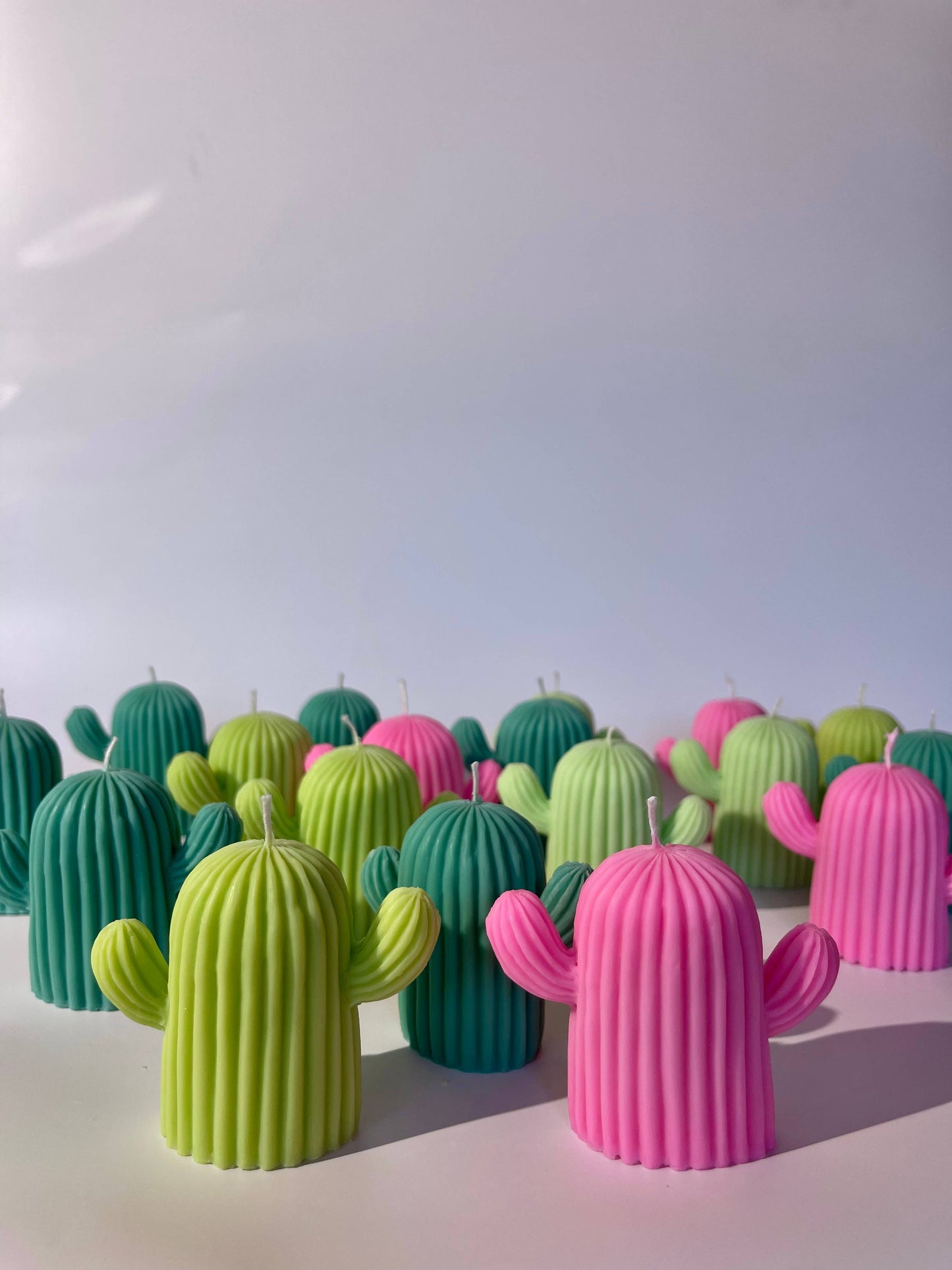All Natural Soy Pillar Wax Cactus Decorative Candle