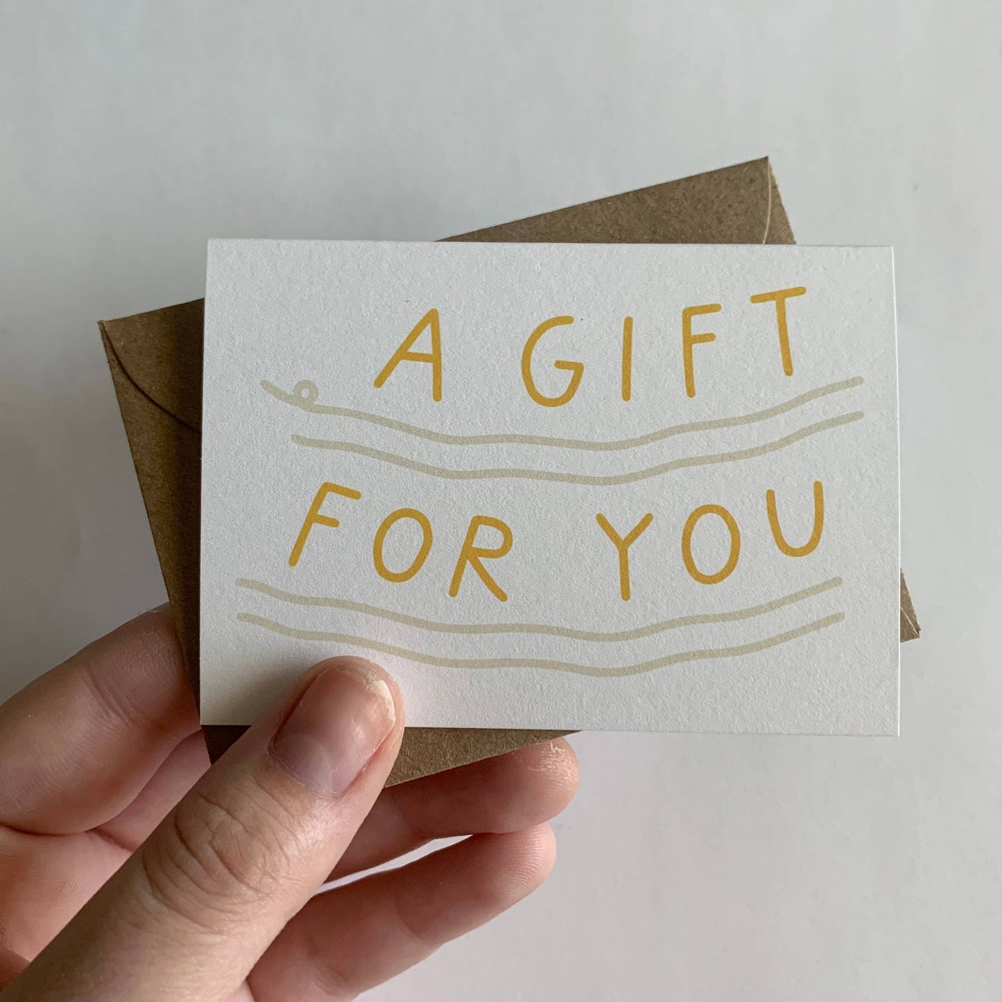 Tiny Enclosure Card - A Gift For You