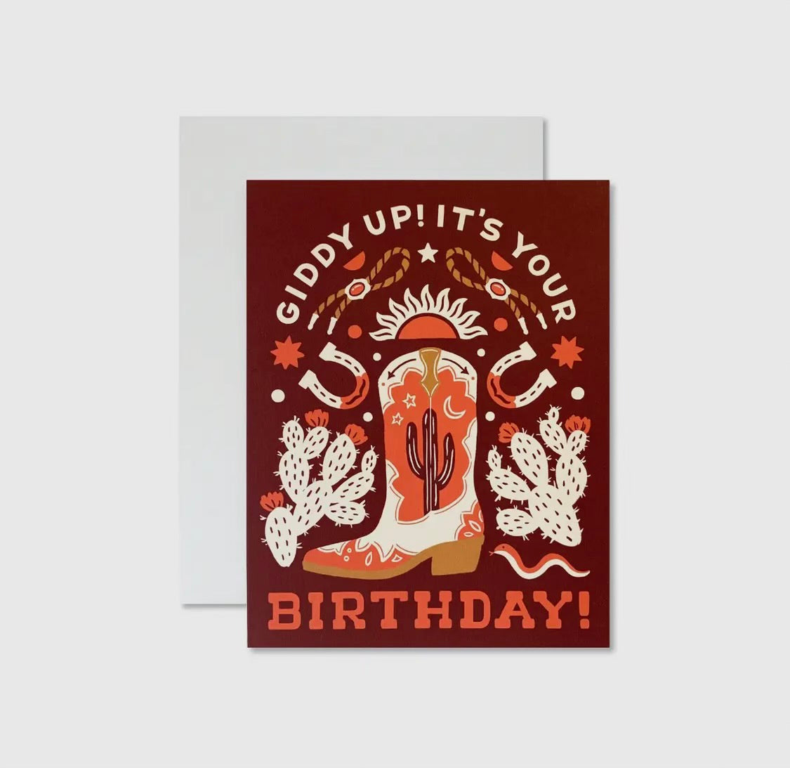 Giddy Up Birthday Card